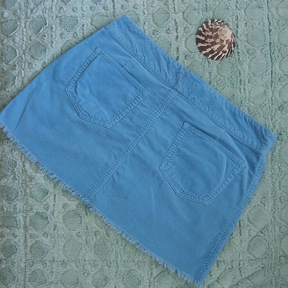 Blue Asphalt Corduroy skirt